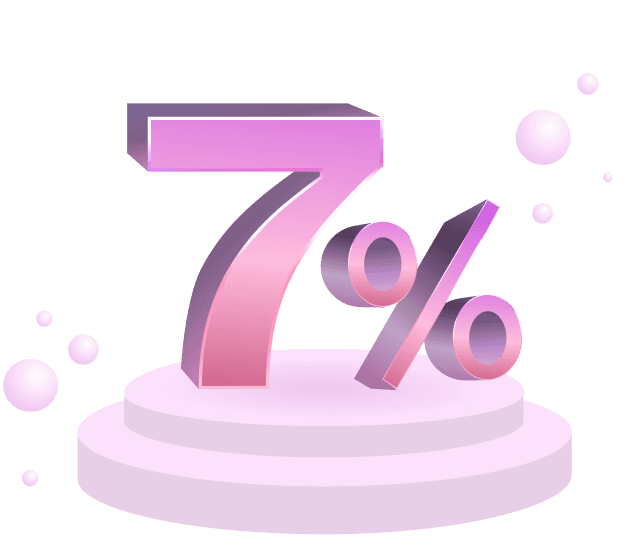 Earn up to 7% interest on FD